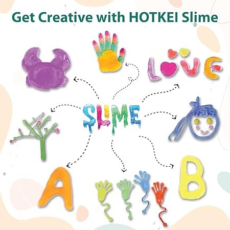 Slimy Slime Gel Jelly Putty Set Art kit - Image 3
