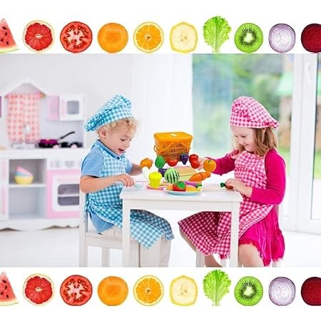 Fruits & Vegetables Play Set Toys - Image 2