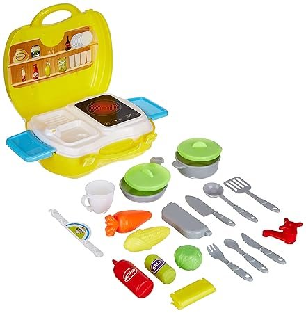 Portable Suitcase with Realistic Cooking Toys - Image 2