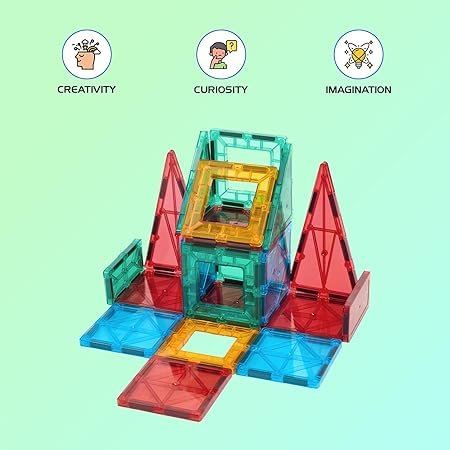 22 Pieces Magnetic Tiles for Kids - Image 3